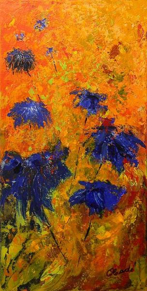 Fleurs au vent